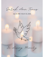 Funeral Program - Digital download