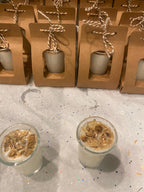 customizable shot glass candles - party favors (Pack Of 3)