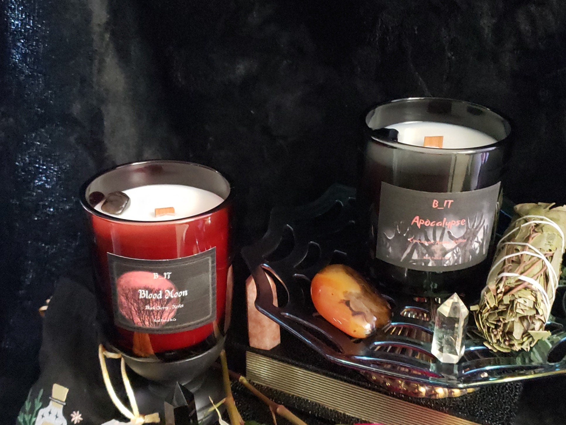Blood Moon Halloween scented candle