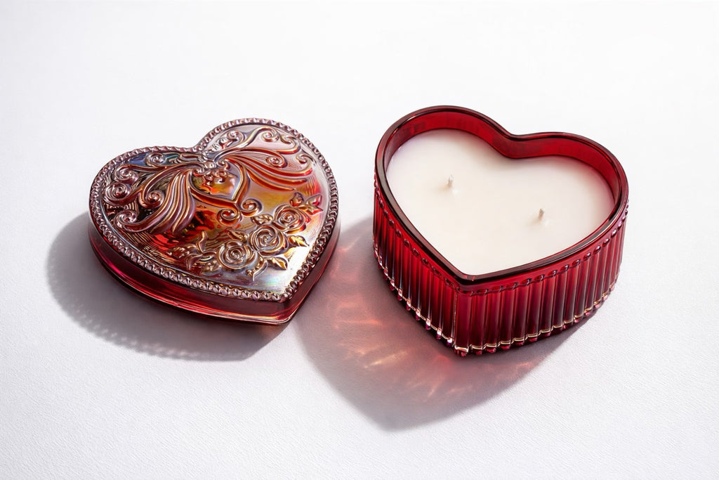Sweetheart Glass Jar Candle 💕