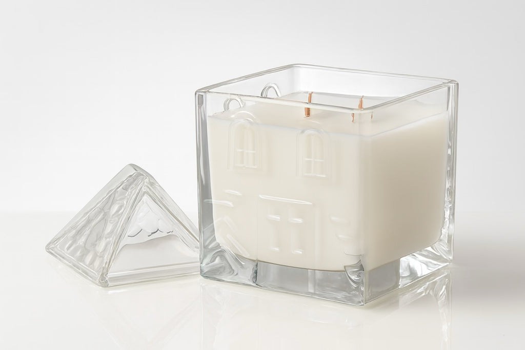 ✨ Luxury Holiday Gingerbread House Glass Candle✨
