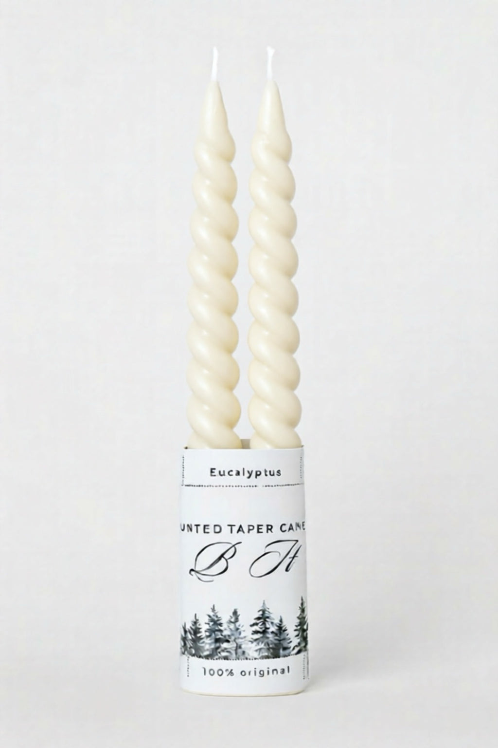 ✨ Holiday Scented Twisted Taper Candles (Set of 2)✨