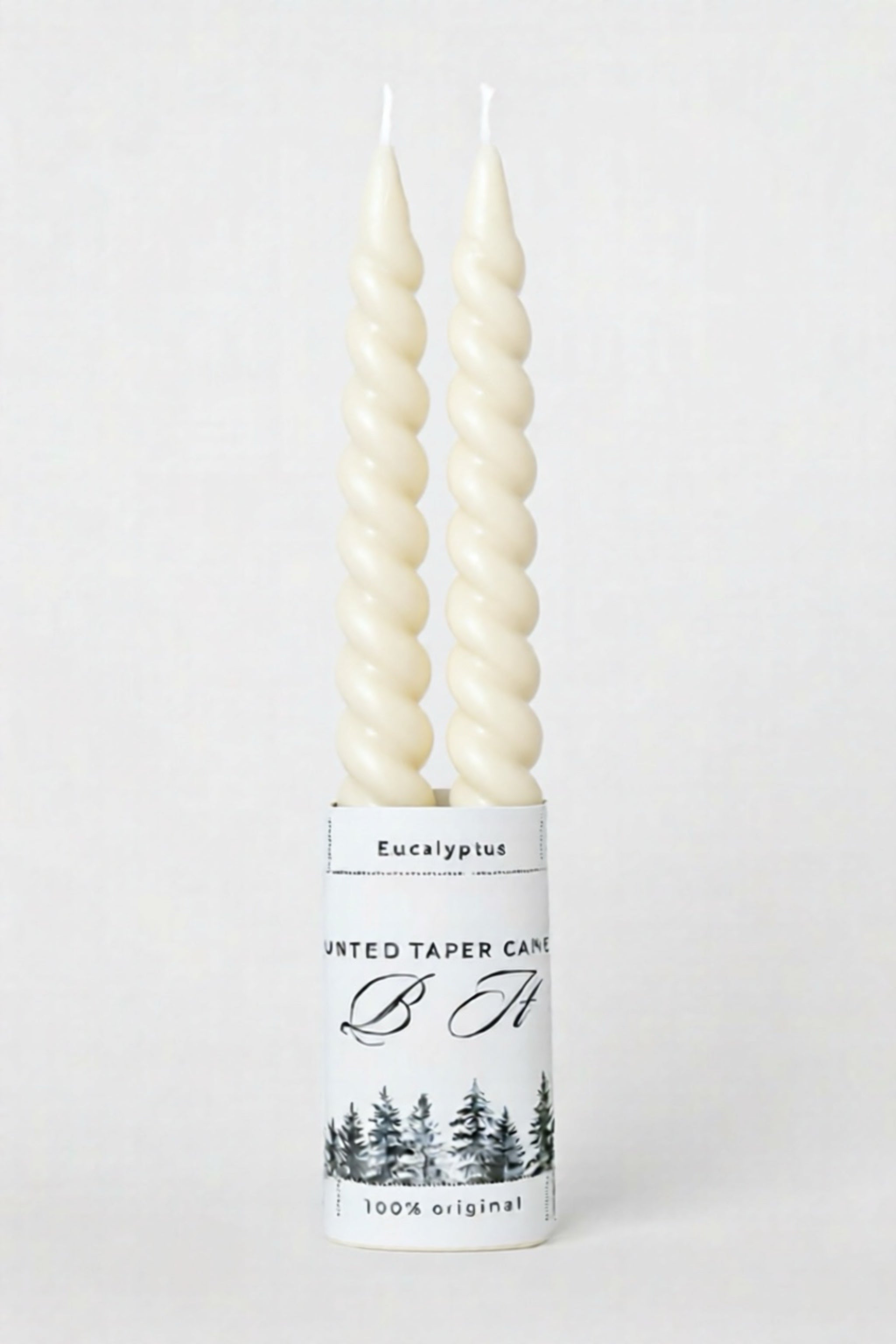 ✨ Holiday Scented Twisted Taper Candles (Set of 2)✨
