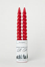 ✨ Holiday Scented Twisted Taper Candles (Set of 2)✨