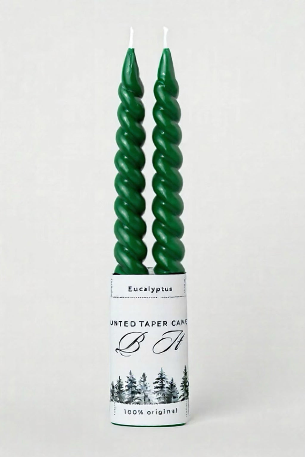 ✨ Holiday Scented Twisted Taper Candles (Set of 2)✨