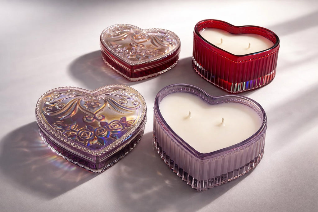 Sweetheart Glass Jar Candle 💕