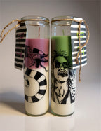 Beetlejuice Inspired candle