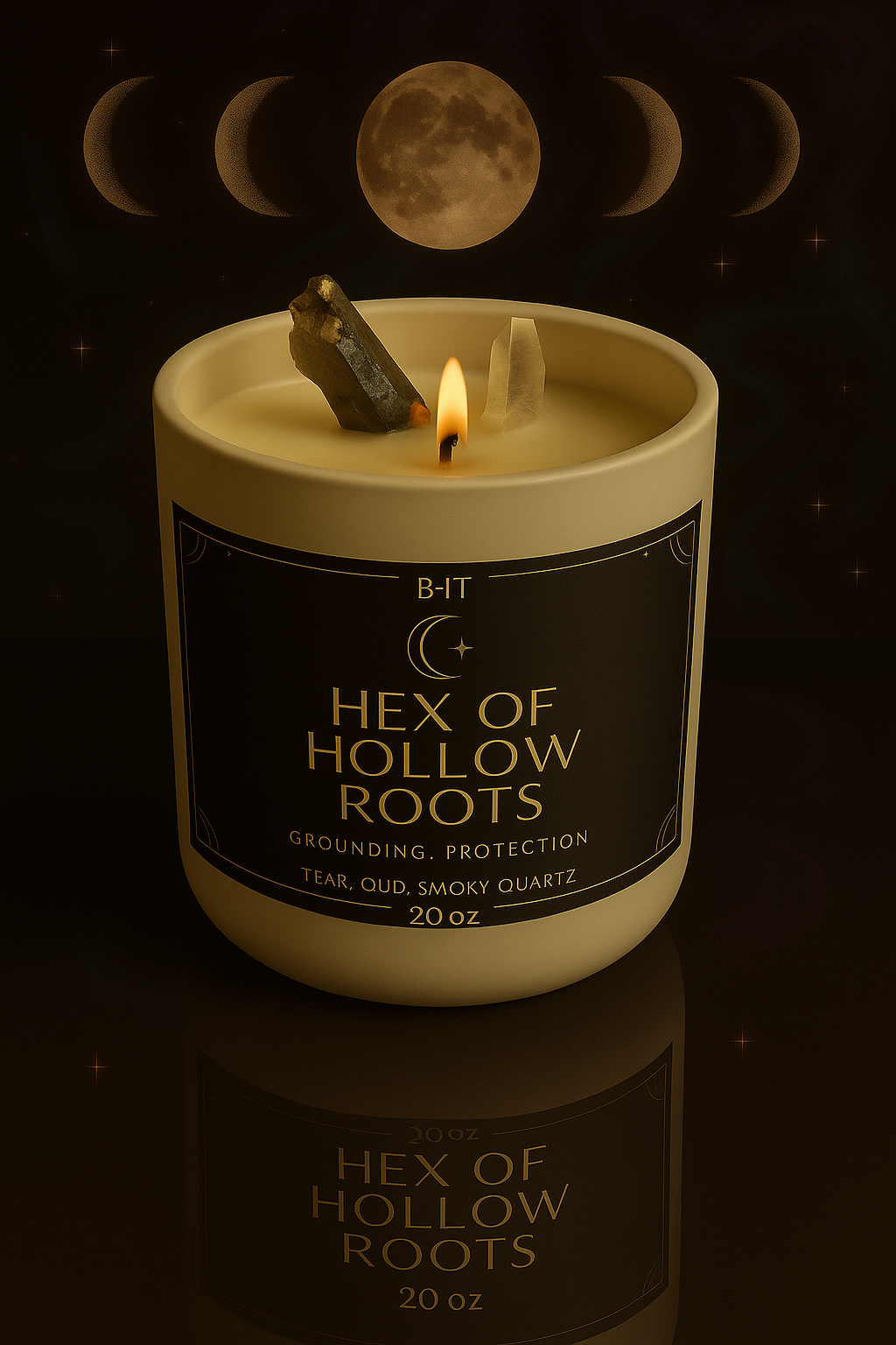 Hex Of Hollow Roots Intention Candle