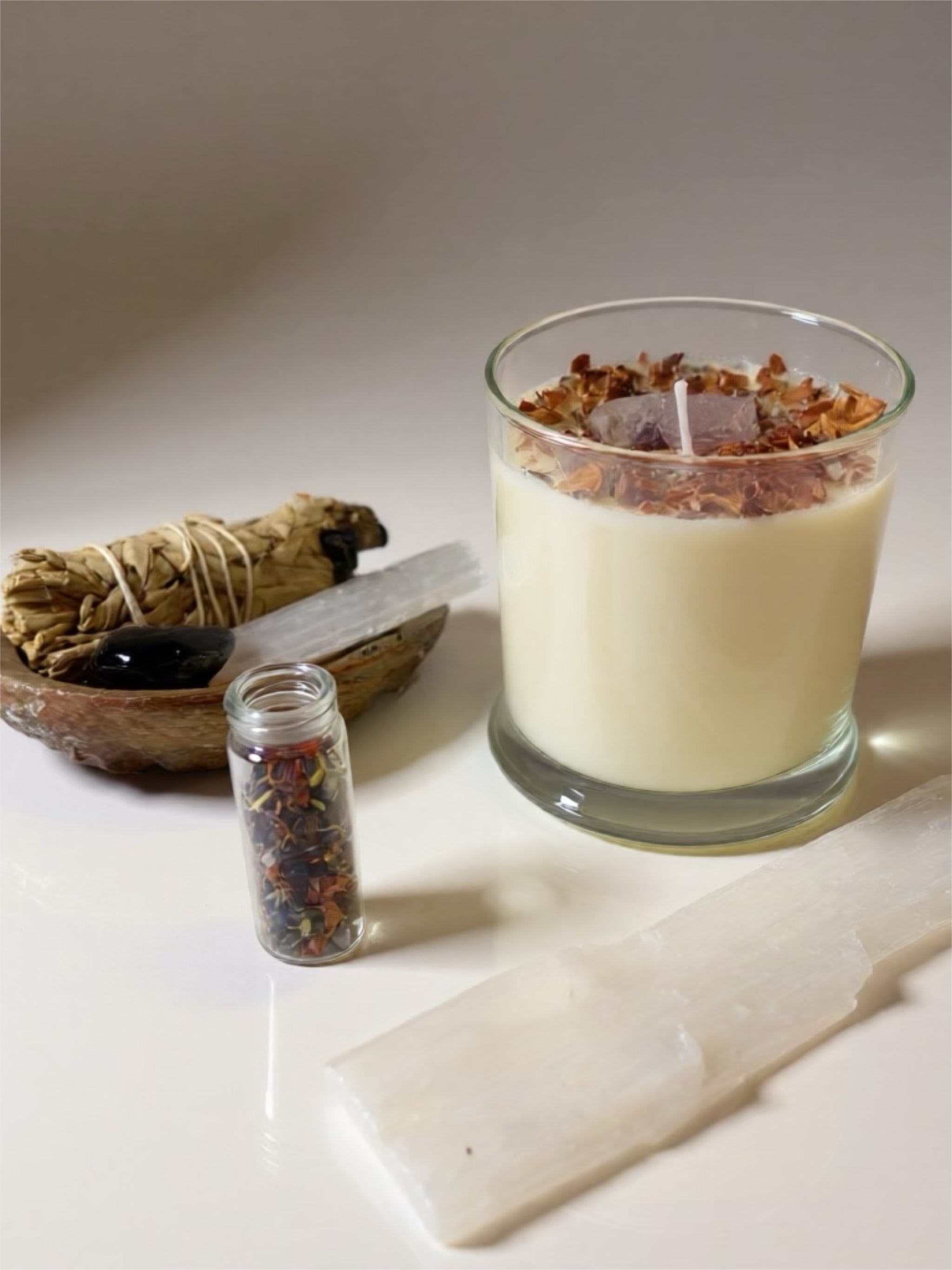 Rose & Citrus Intention Candle