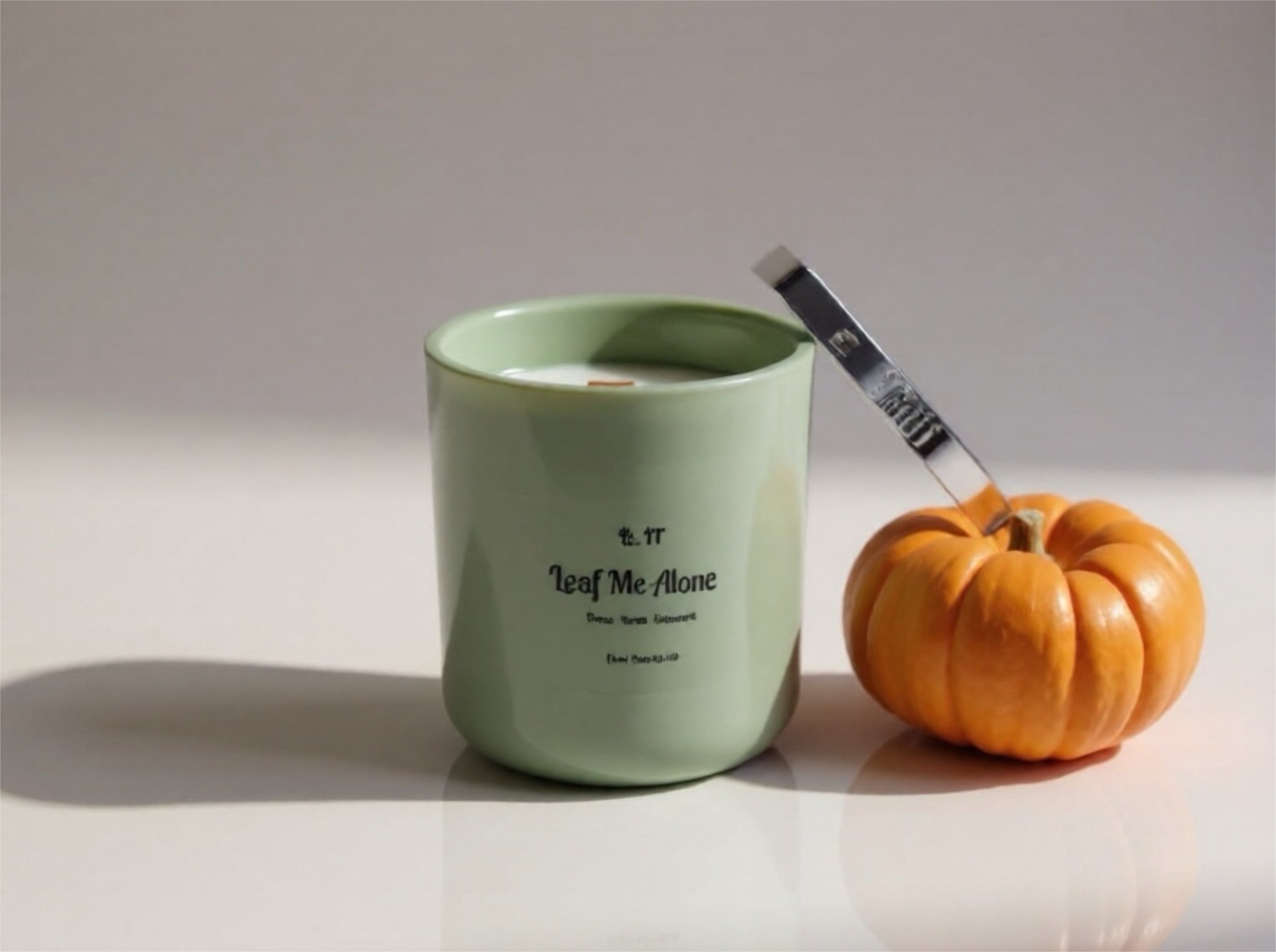 Leaf Me Alone Fall scented candle