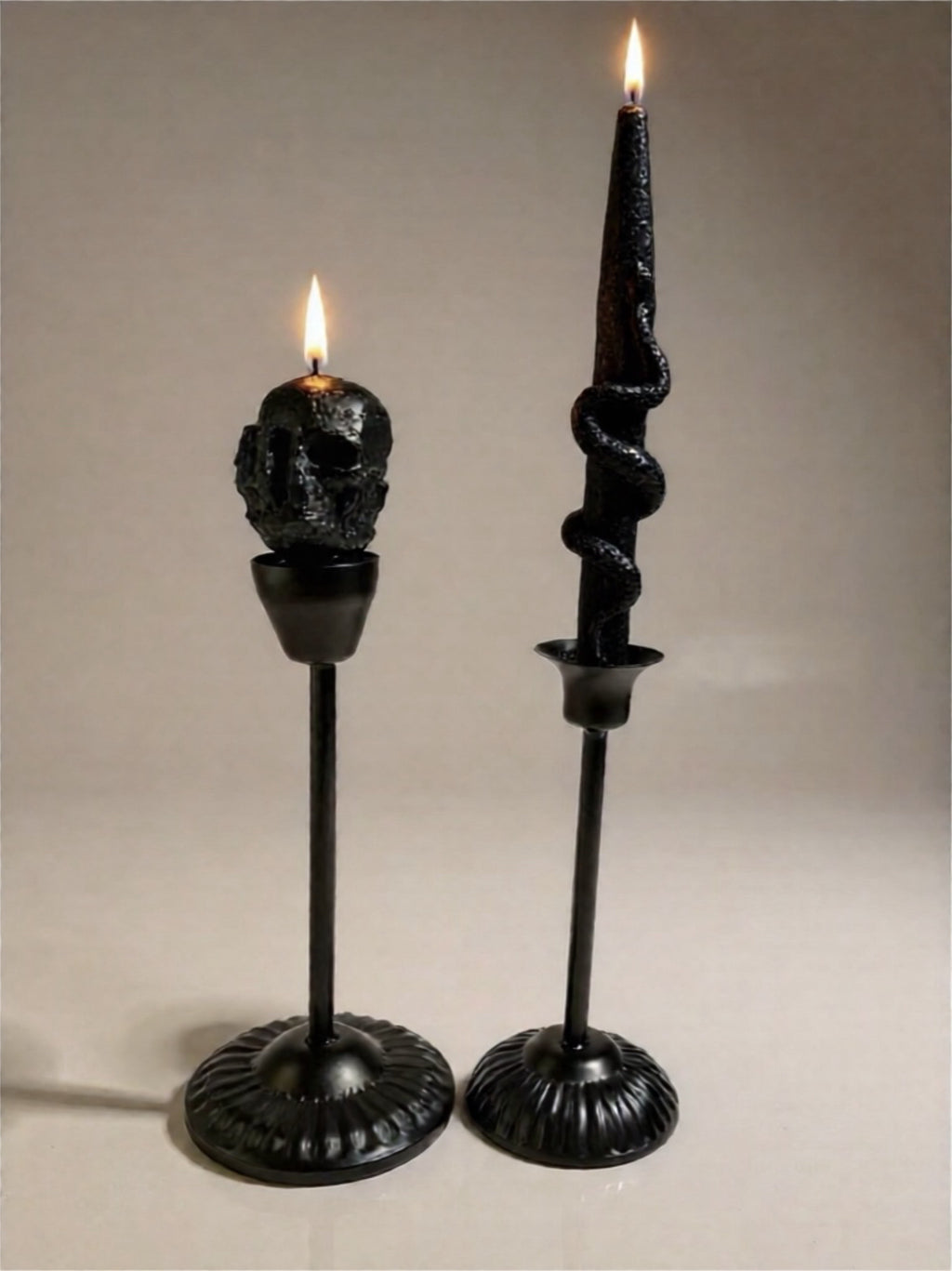 Snake Taper Candles (set of 2)