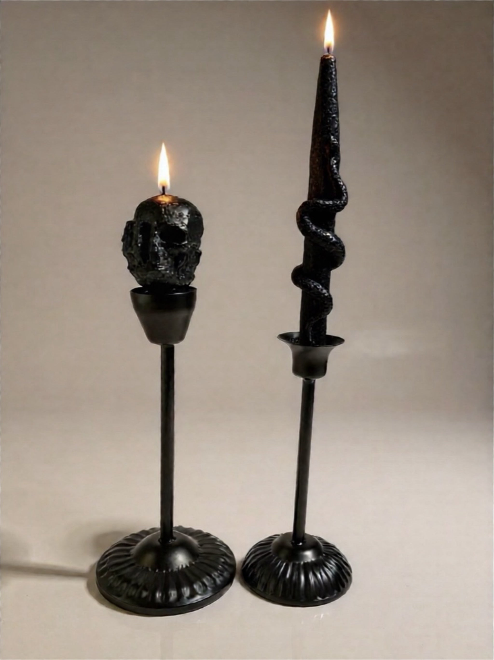 Snake Taper Candles (set of 2)