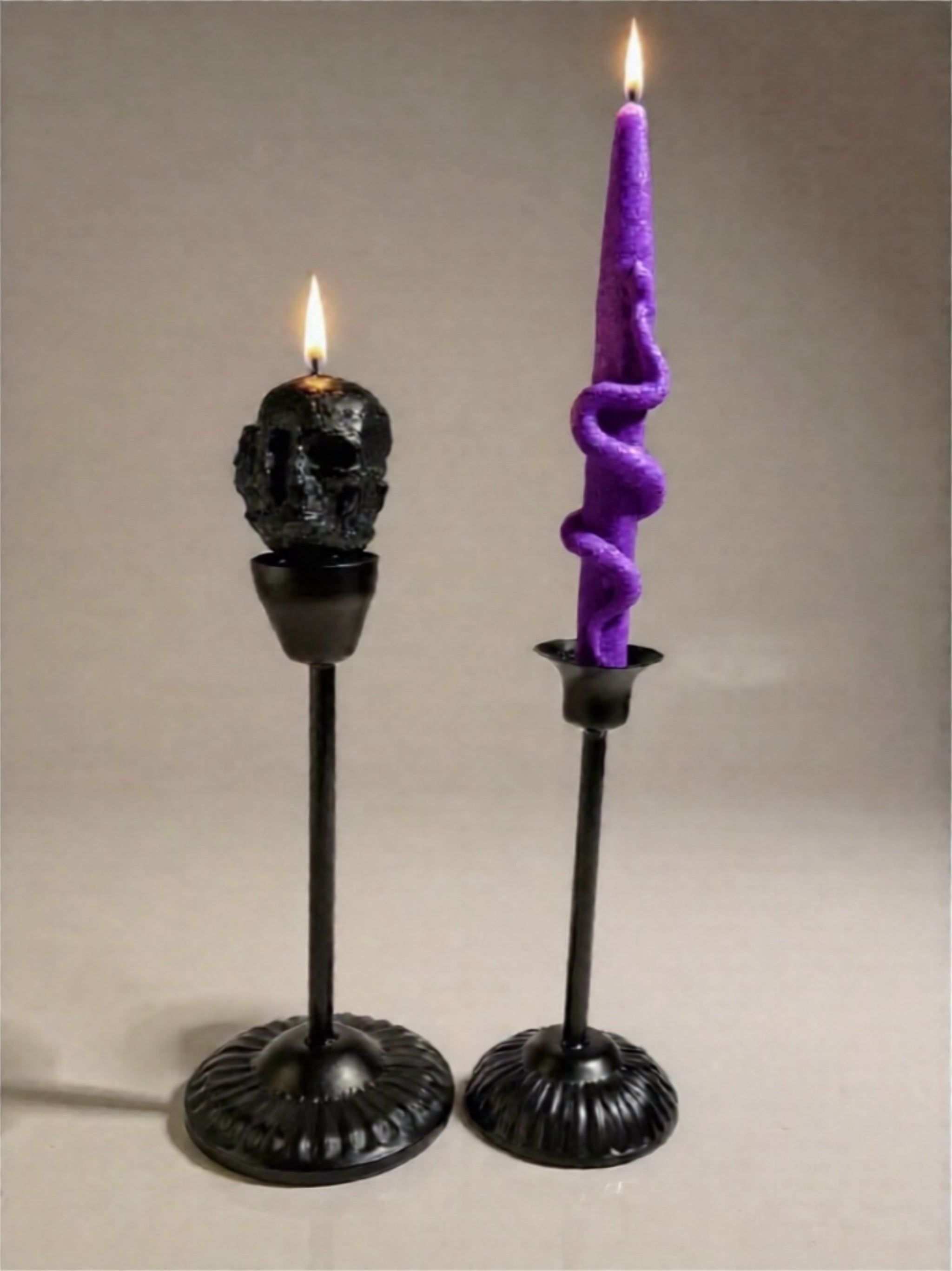 Snake Taper Candles (set of 2)