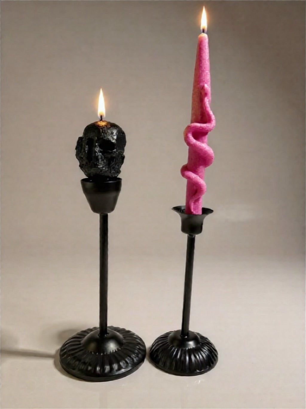 Snake Taper Candles (set of 2)