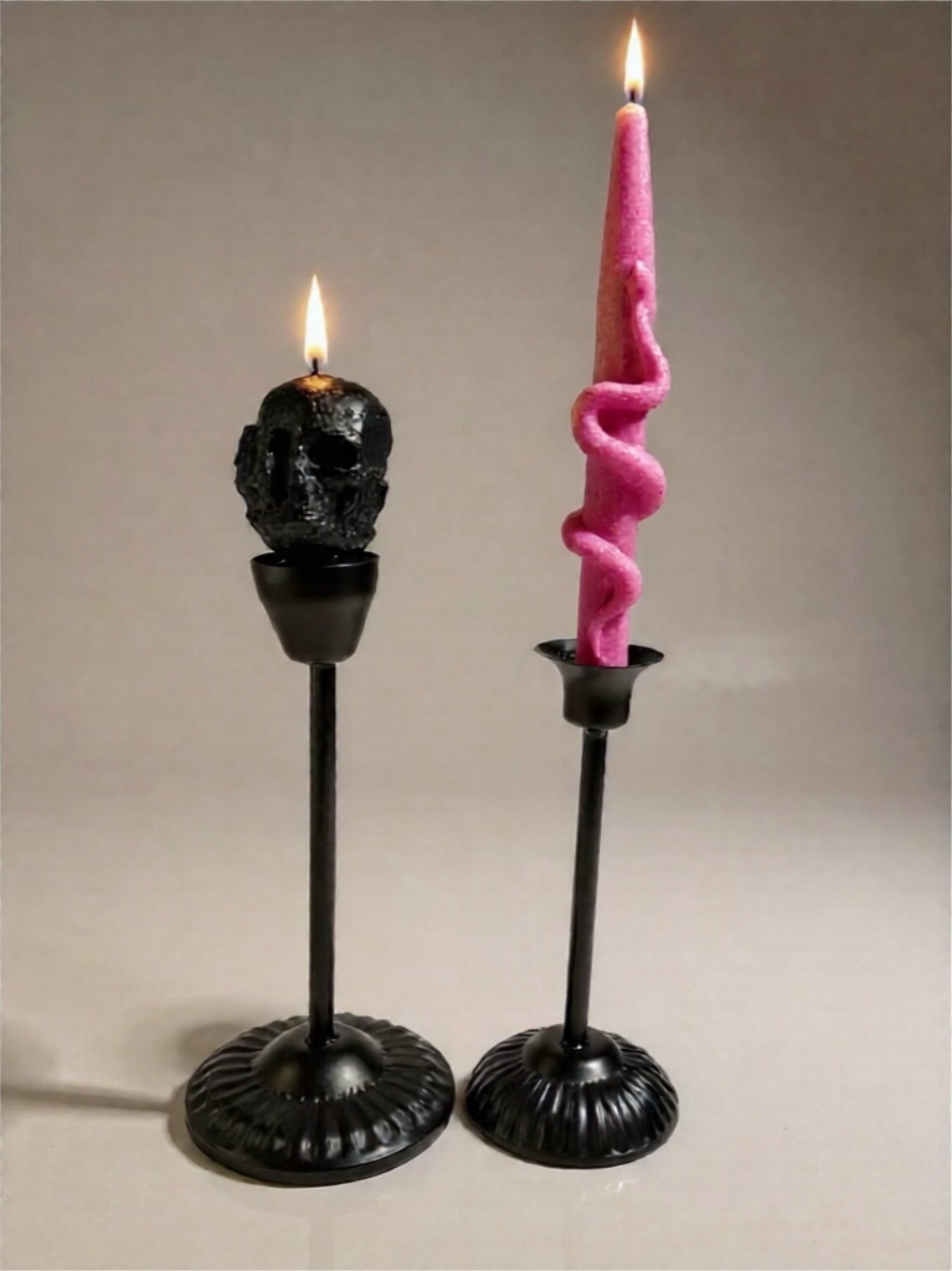 Snake Taper Candles (set of 2)