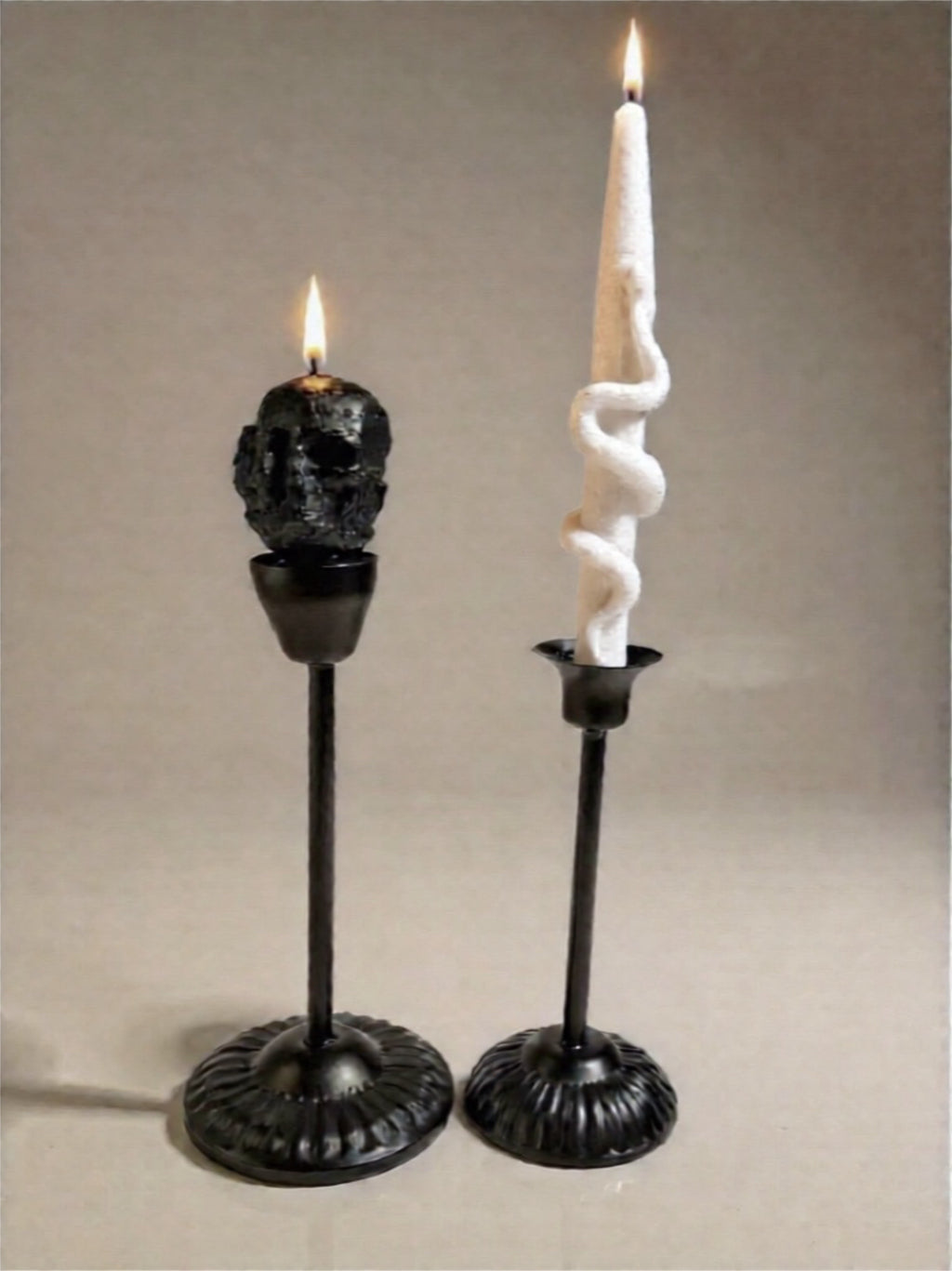 Snake Taper Candles (set of 2)