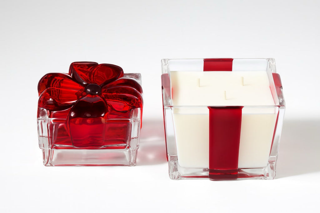 ✨ Luxury Glass Present Holiday/Novelty Candle ✨