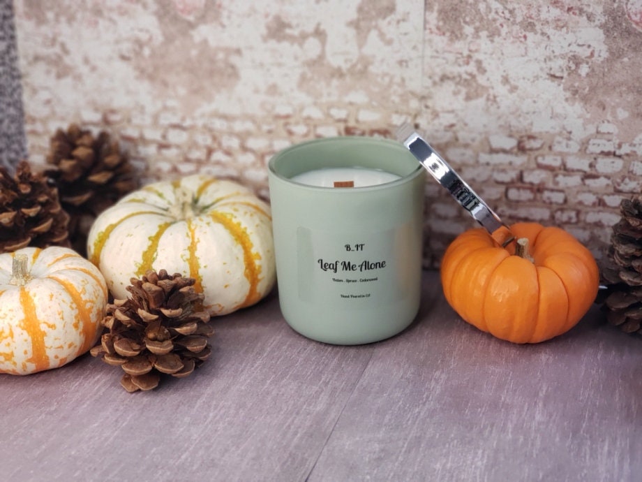 Leaf Me Alone Fall scented candle