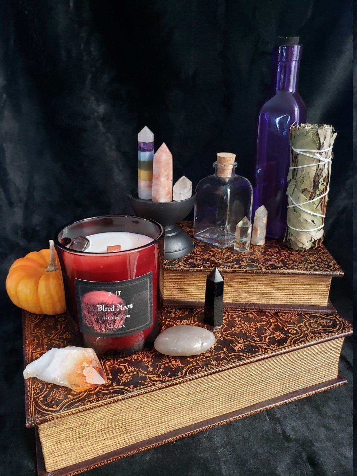 Blood Moon Halloween scented candle